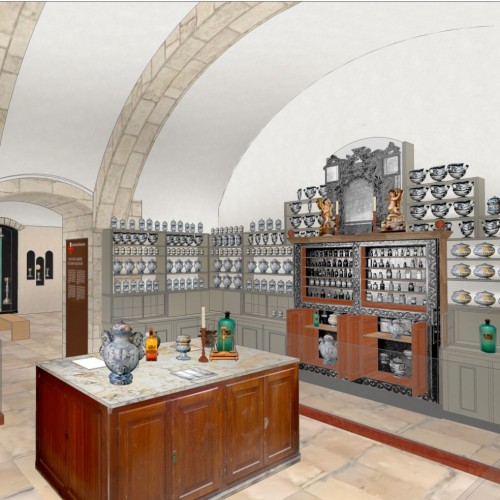 La pharmacie dans le nouveau musée 