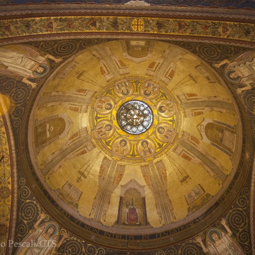 Mosaico de la cúpula italiana de Getsemaní, D’Achiardi, 1927 