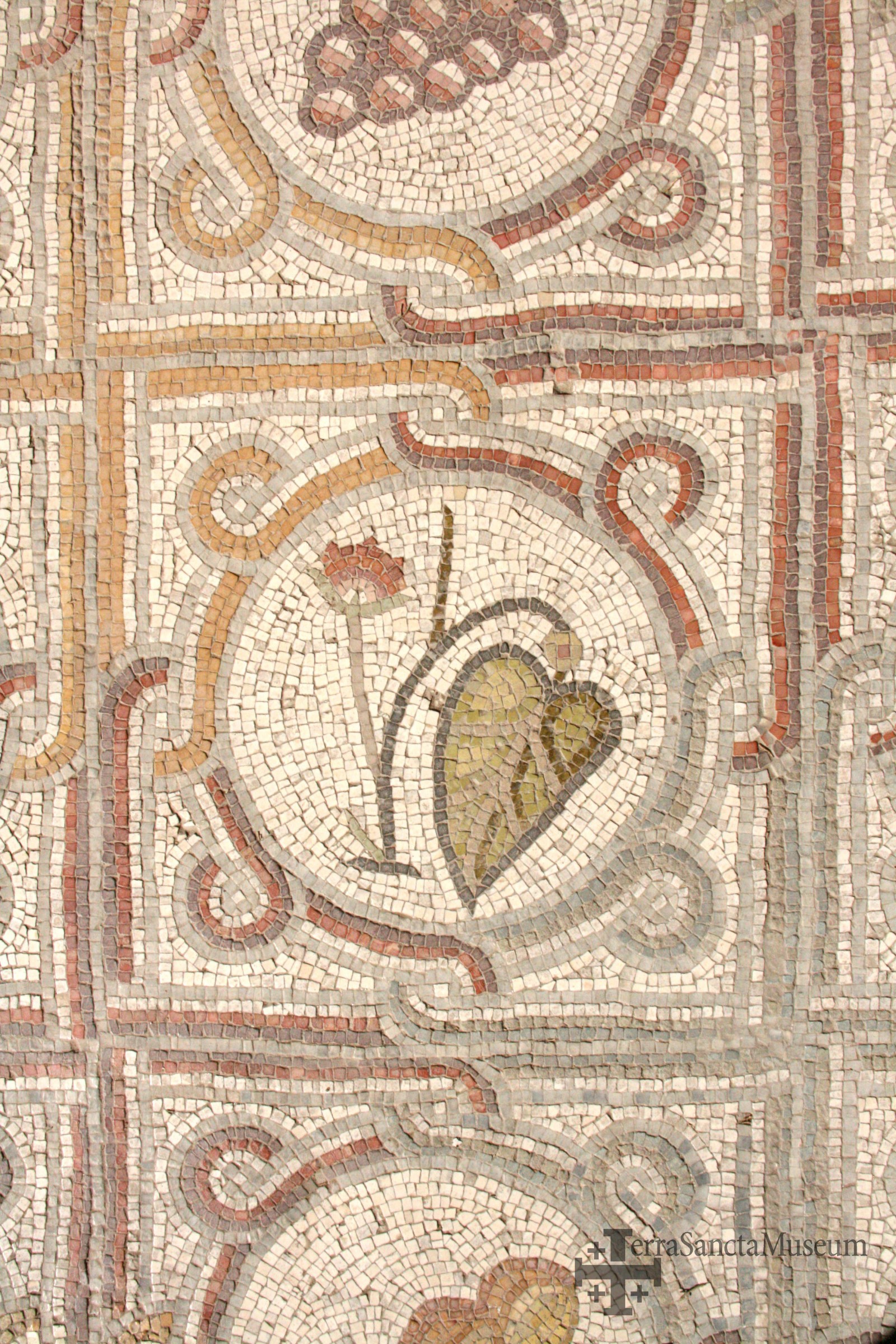 Mosaïques de l'Oratoire, sanctuaire Dominus Flevit, VIIe siècle 